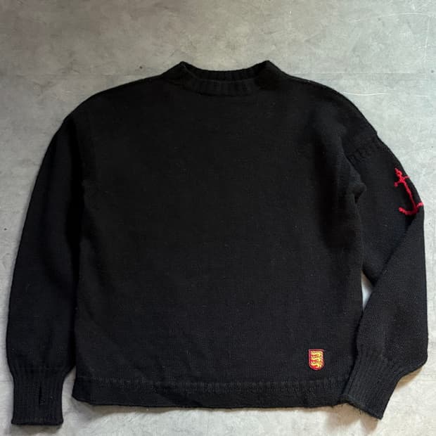 Guernsey Woollens 건지 울른스 블랙 니트