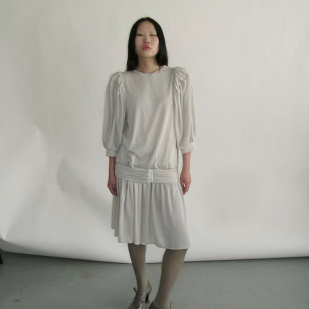 Art Nouveau Dress - sage green