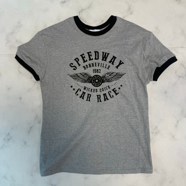 빈티지 링거 티셔츠