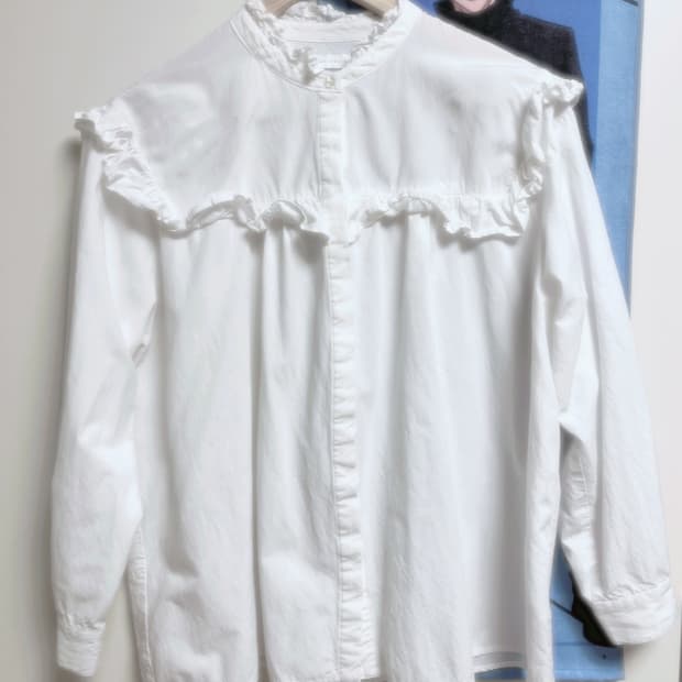 빈티지 로리타 러블리 베이비돌 셔츠