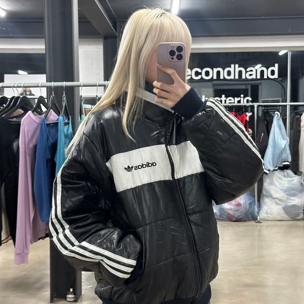 00s 아디다스 스키 푸퍼 퀄팅 자켓