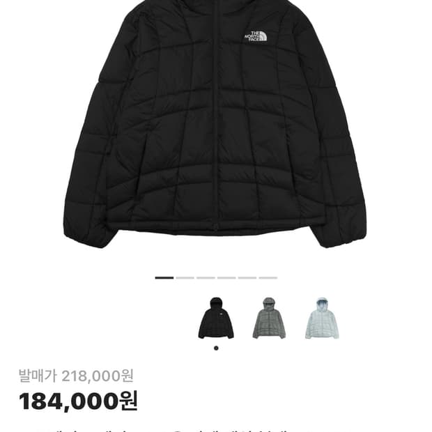 노스페이스 웨이브 lt 온 자켓 레알블랙