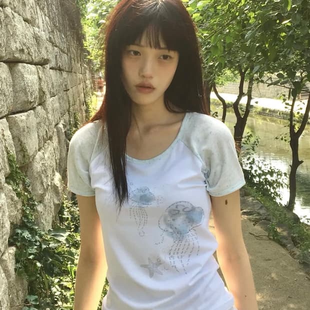 [택O] 젤리피쉬 링거 티 (블루)