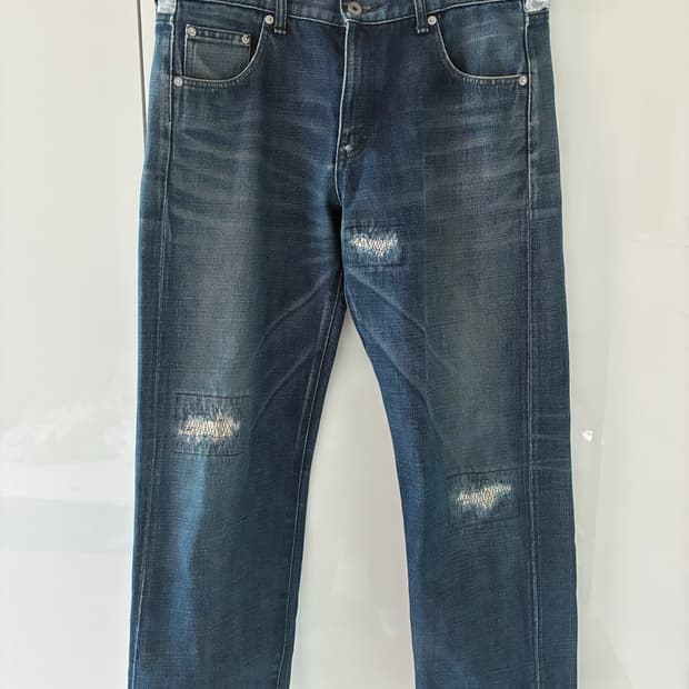 네이버후드 2002년 Savage Basic 데님 우라하라주쿠 아카이브