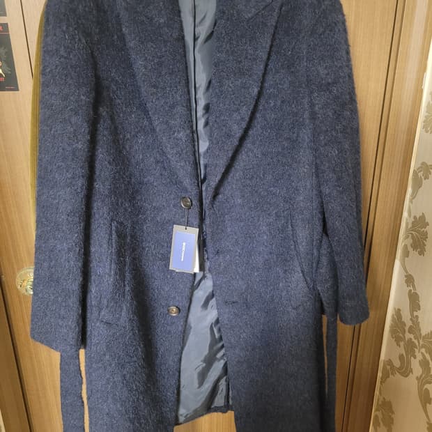 바쏘옴므 알파카 벨티드 코트