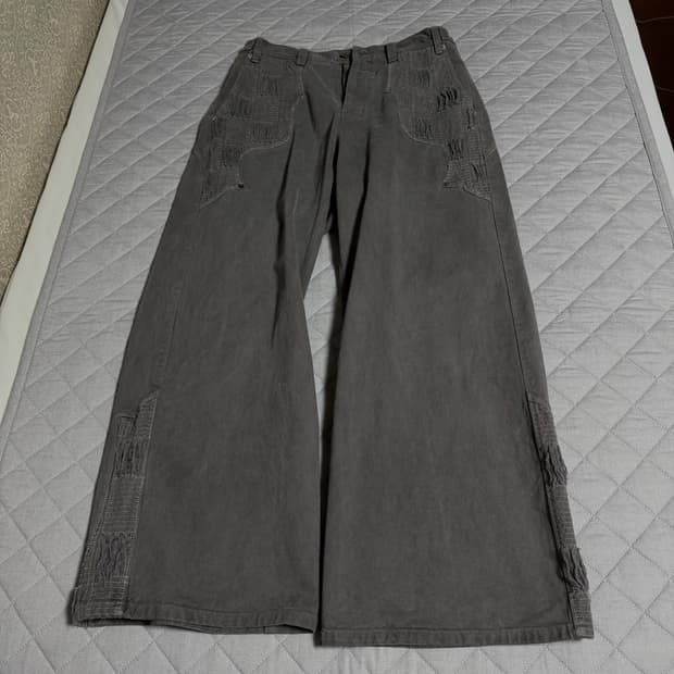 폴리테루 웨스턴 보로팬츠 그레이 3