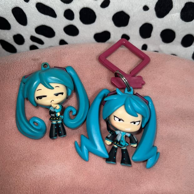 하츠네미쿠 고전 피규어 백행거 스트랩 일괄