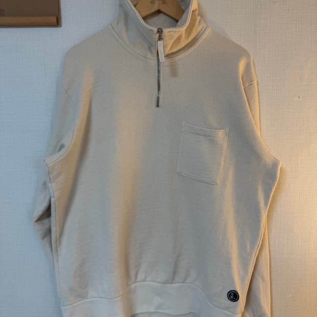 [L]유니버셜웍스 하프집업 풀오버 니트맨투맨