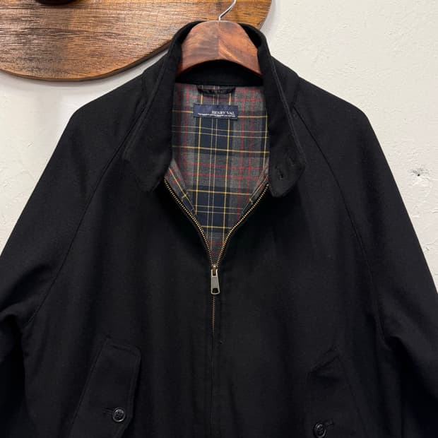 M) HENRY VAL Cashmere Blend Harrington J