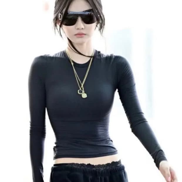 스킴스 닝닝 (M) fits everybody t- shirt