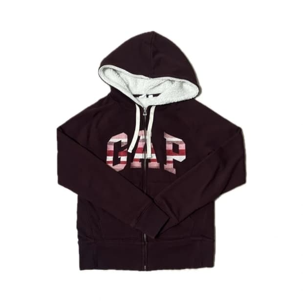 GAP 양털 후드집업