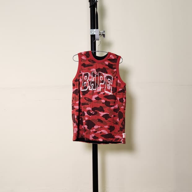베이프 BAPE 레드 카모 나시티