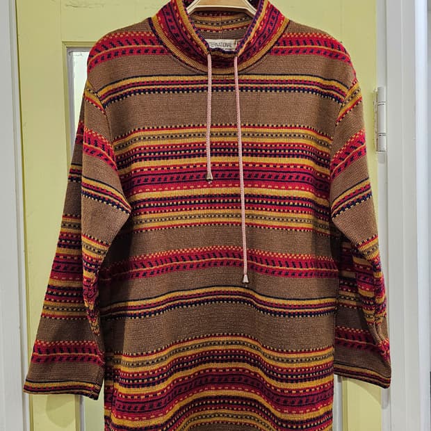 CP by Tokyo 에스닉 폴라 니트T