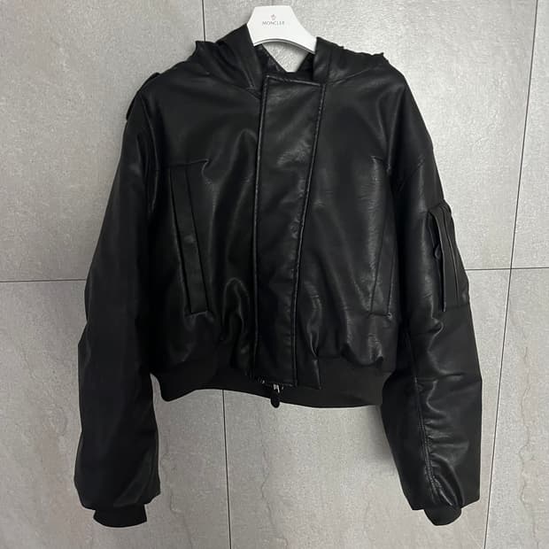 엔타이어 스튜디오 레더 모토 레더자켓