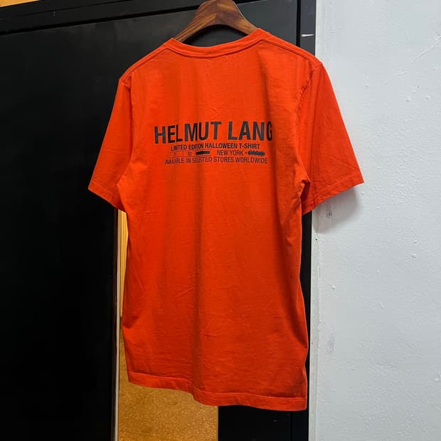 Helmutlang 할로윈 리미티드 반팔티셔츠