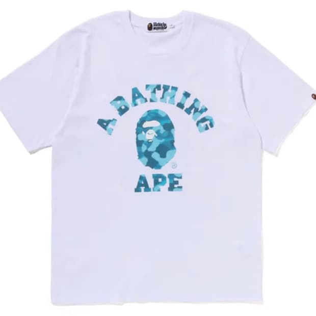 베이프 레디에이션 카모 칼리지 반팔티 1J20109025 사이즈 XL