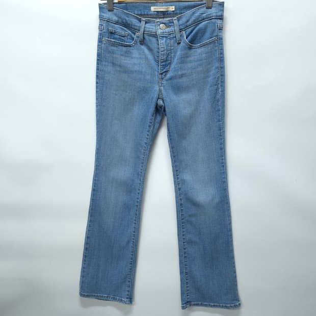 리바이스 부츠컷 연청 데님진 청바지 (여성26)