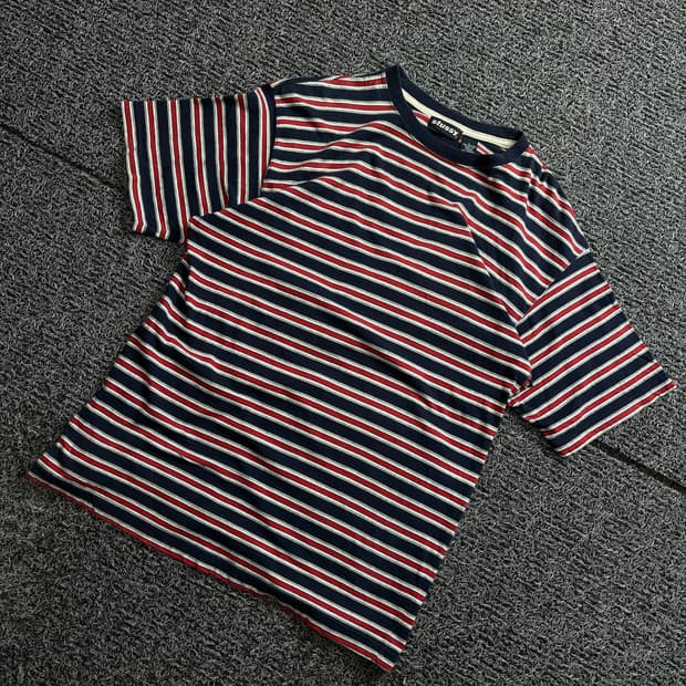 00s 스투시 올드스쿨 단가라 반팔셔츠 2476