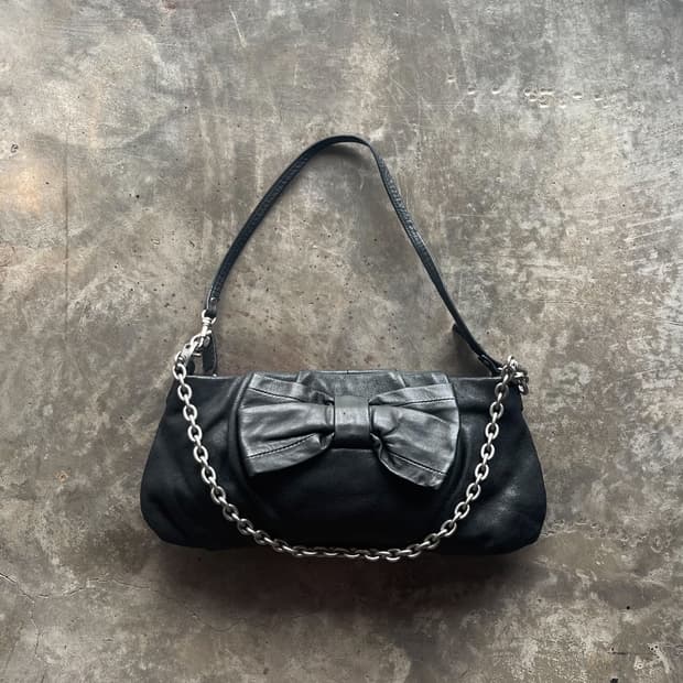 ribbon chain bag