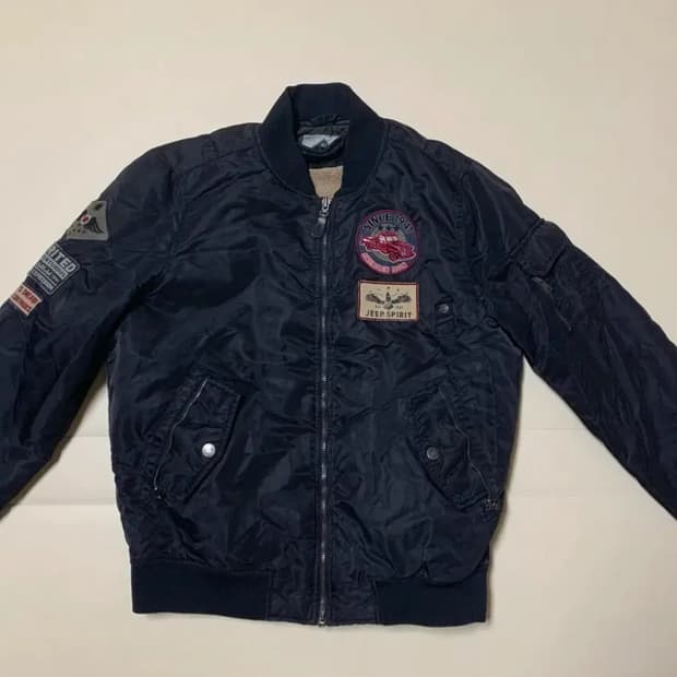 JEEP SPIRIT 양털내피 ma-1 항공점퍼 L(100)