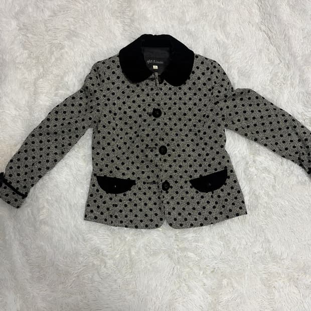 히메갸루 일본 아메카지 도트 자켓 