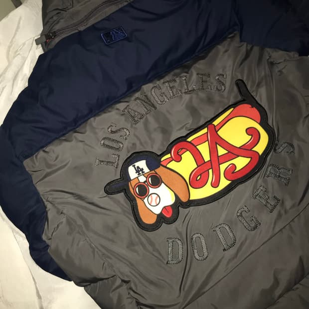 MLB 엠엘비 LA다저스 덕다운 오리털 패딩