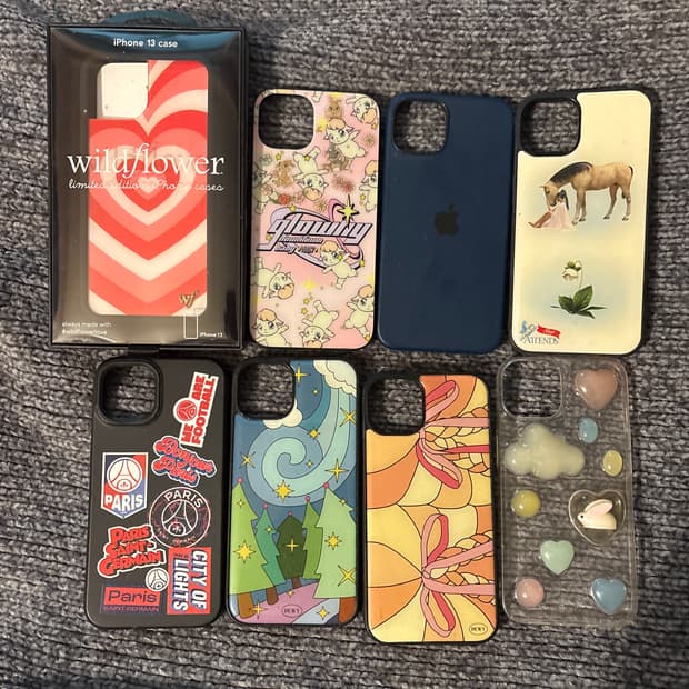 아이폰13 케이스 8개 (와일드플라워, 글로니, 어텐즈..)