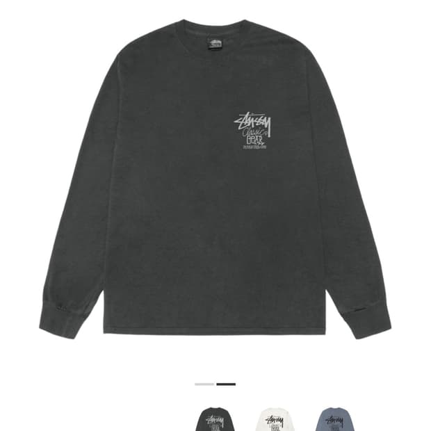 스투시 롱슬리브 XL