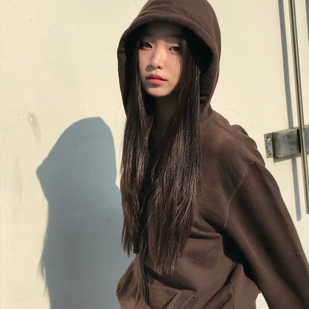 GAP 브라운 후드집업