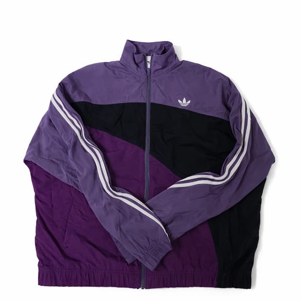 아디다스 빈티지 우븐 트랙탑 퍼플