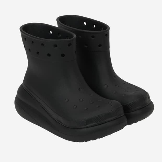 크록스 클래식 크러쉬 레인 부츠 장화