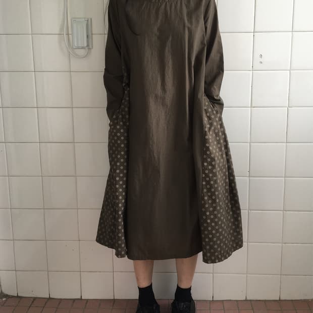 Dot pattern layered onepiece