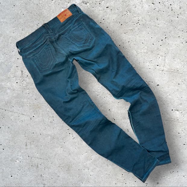 [27] 트루릴리젼 CASEY 워싱 데님 팬츠 청바지 블루 D460