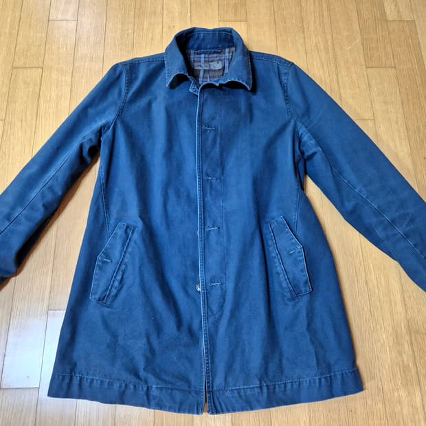 갭 인디고 코튼 코트
