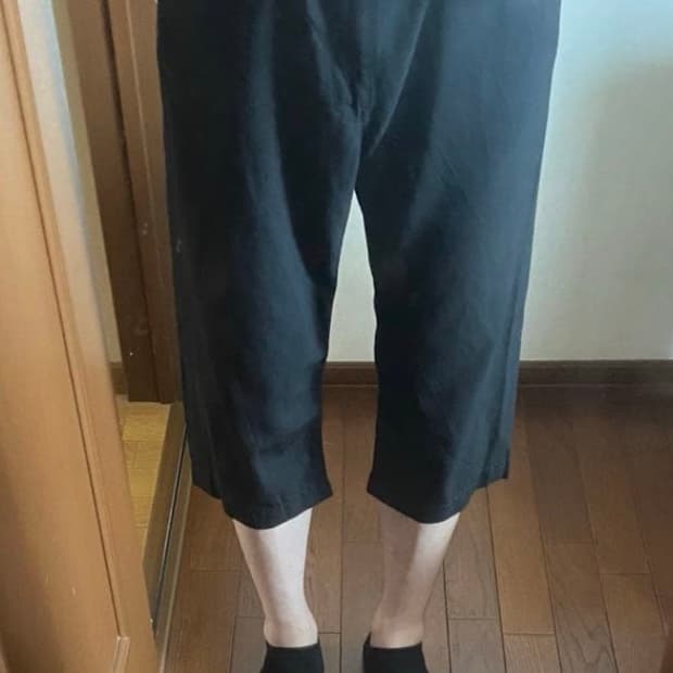 꼼데가르송 7부 팬츠