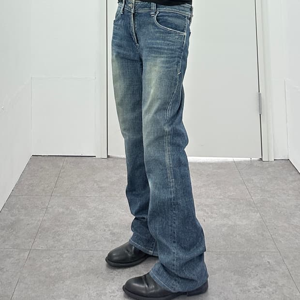 Brappers denim flare cut washing jeans