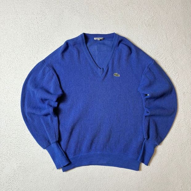 라코스테 90s 서광발 크롭 울 니트 PN7374