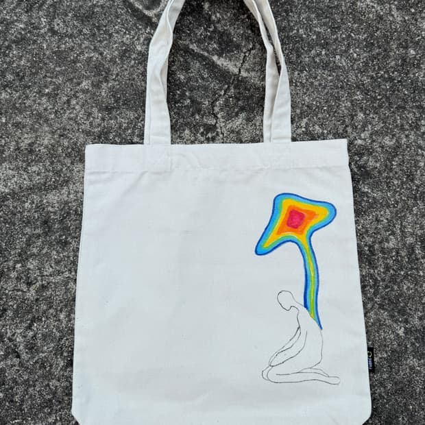 핸드페인팅 에코백