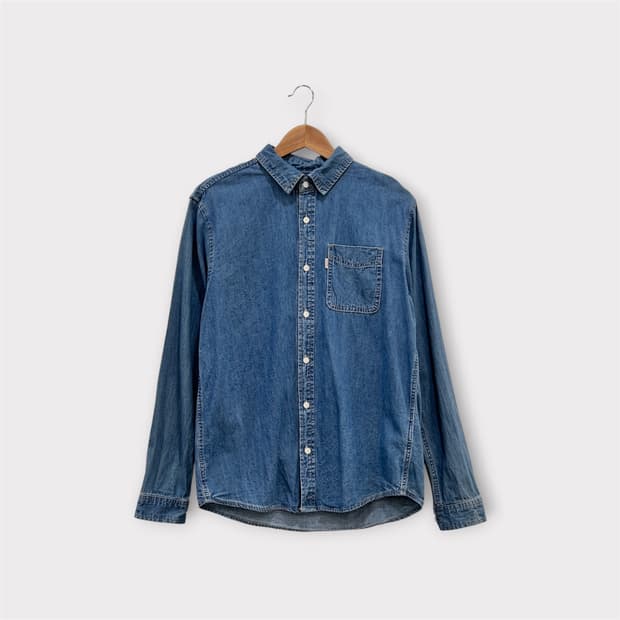 트루릴리젼 포켓 데님 셔츠 청남방 95