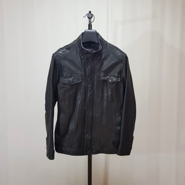 올젠 양가죽 블랙 자켓
