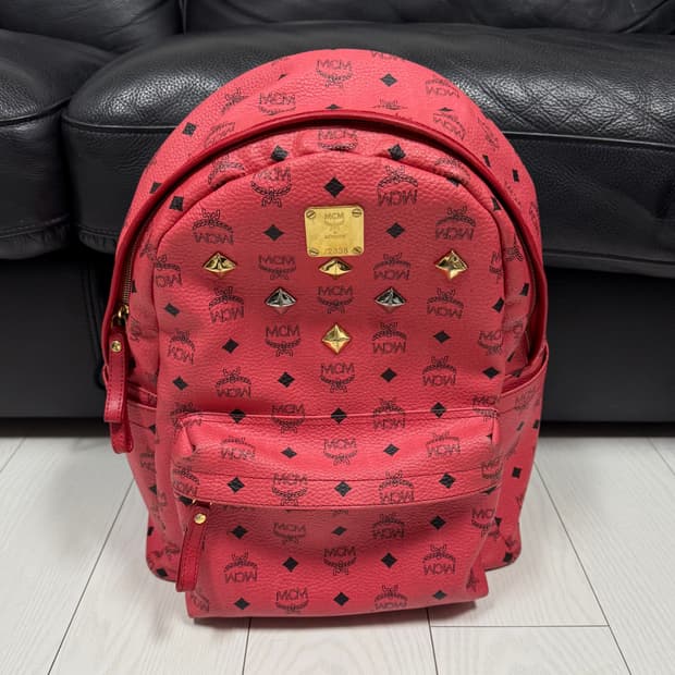 MCM 비세토스 백팩 핑크