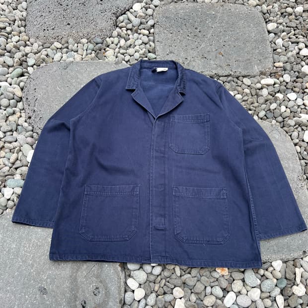 FADED NAVY VINTAGE MOLESKIN 몰스킨프렌치워크자켓