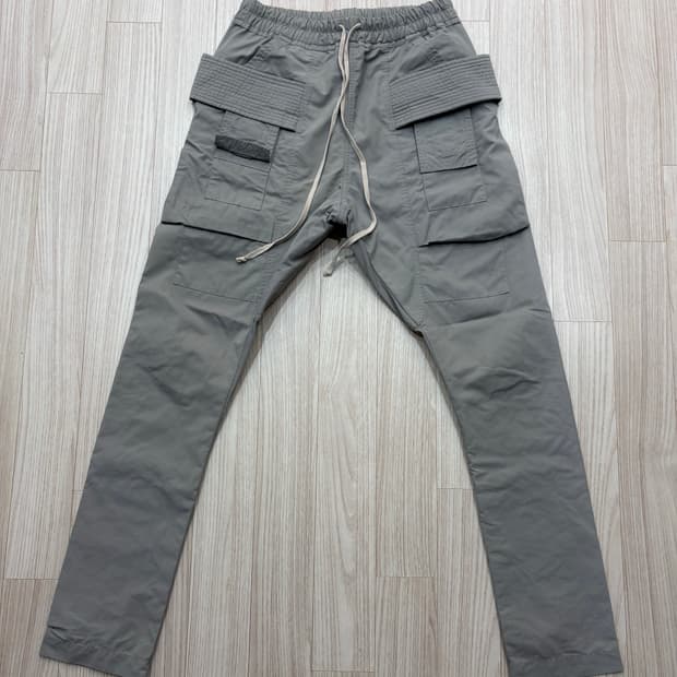 릭오웬스 17SS 태권도 카고 팬츠 그레이