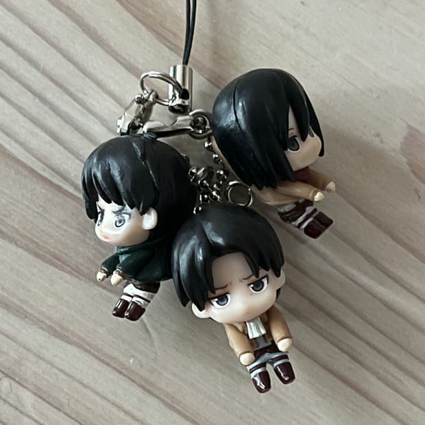 진격의거인 대롱가챠 대롱키링 리바이 미카사 에렌 판매