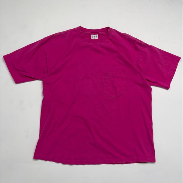 90s Gap Pocket Tee (pink)