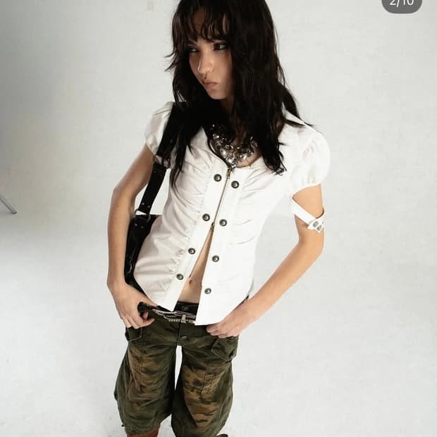 테스트매커니즘 Eight Balls Puff Zipper Shirt