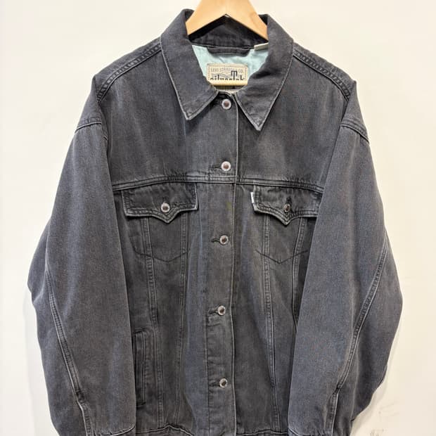 리바이스 실버탭 워시드 데님 트러커 자켓