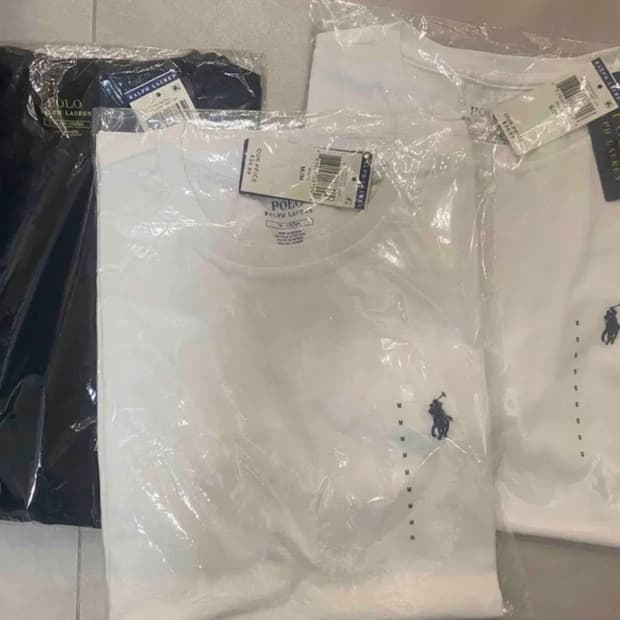 (정품/새상품)폴로 반팔 티셔츠 블랙/화이트/네이비