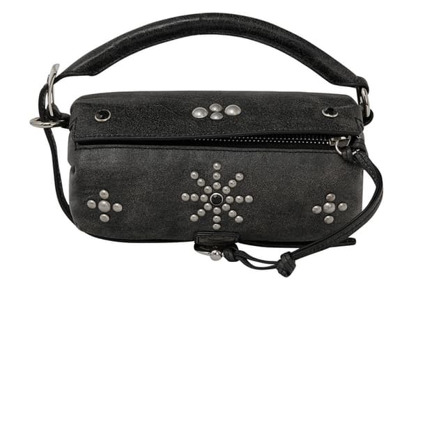 오픈와이와이 필로우 스터드 미니백 블랙