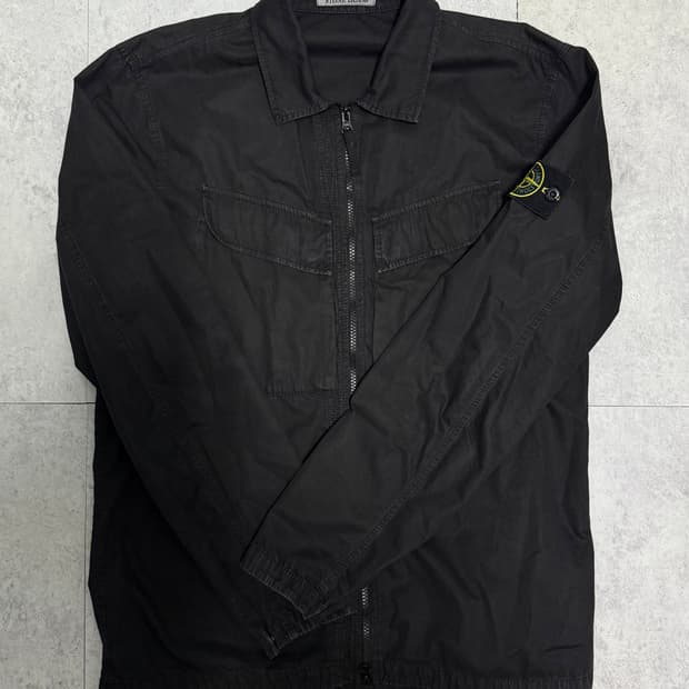 스톤아일랜드 올드이펙트 오버셔츠 자켓